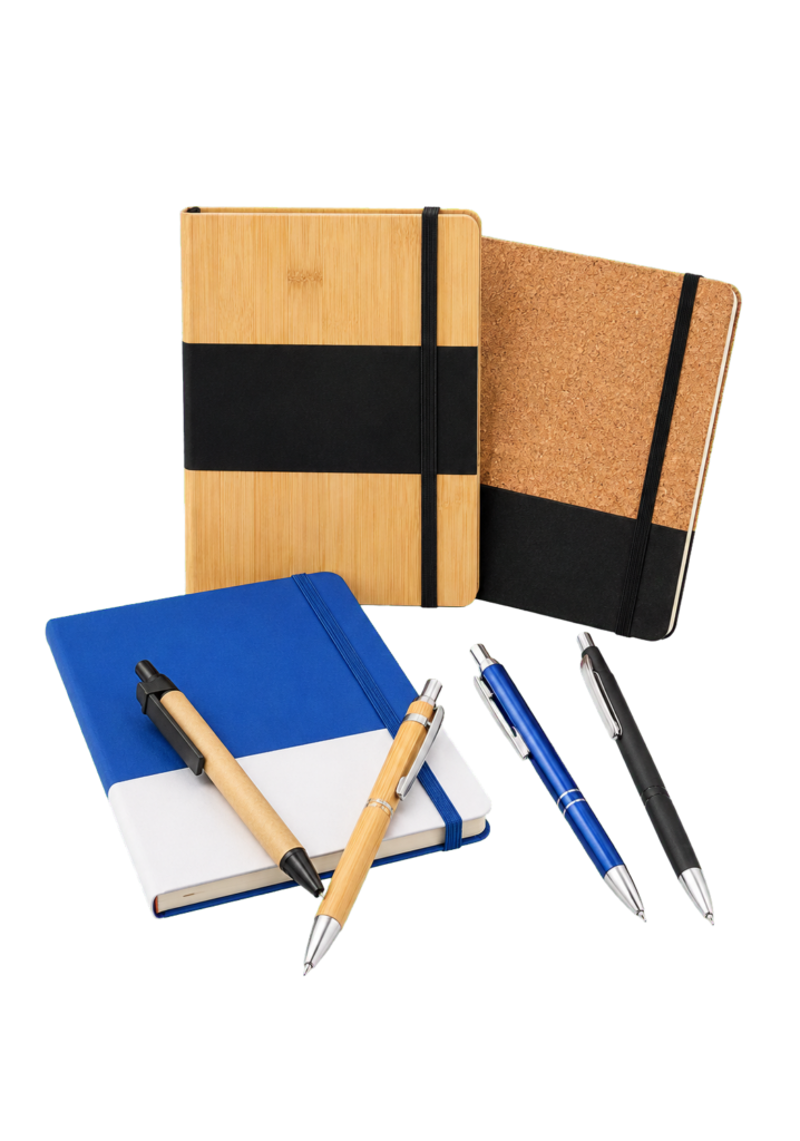 Cuadernos y lapiceras